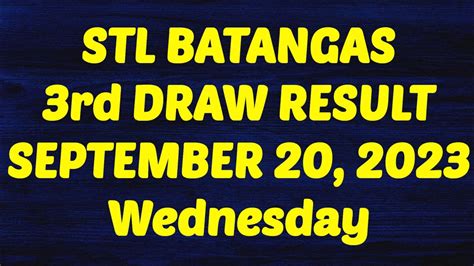 stl batangas result today 8pm 9pm
